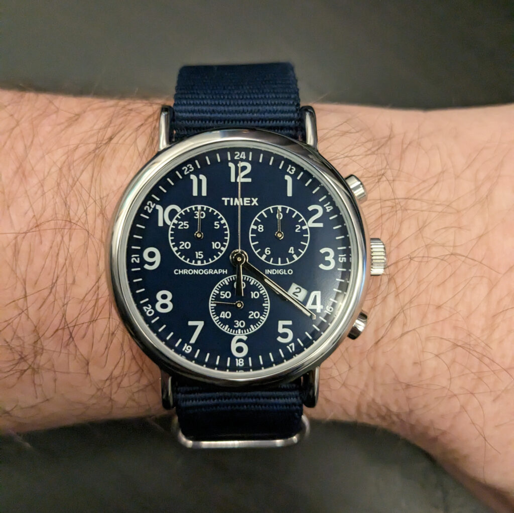 timex chronograph watch